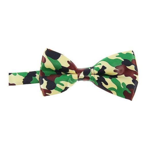 Галстук бабочка классика, лайм глянец