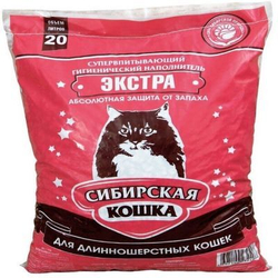 Сибирская Кошка Наполнитель впитывающий ЭКСТРА