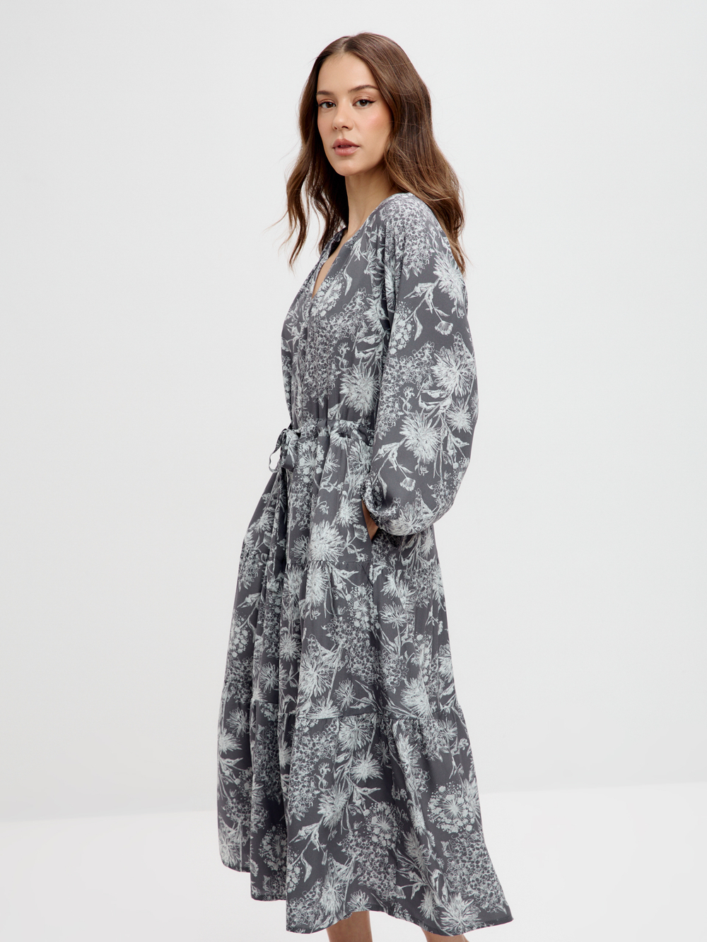 Платье из вискозы