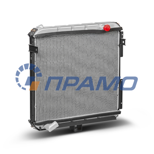 ЛР33106-1301010 (ПРАМО) Радиатор охлаждения двигателя алюминиевый 2х рядный