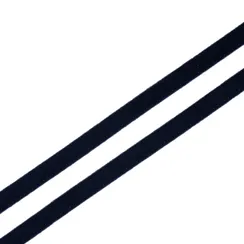 Ворсовая тесьма под каркасы темно-синяя