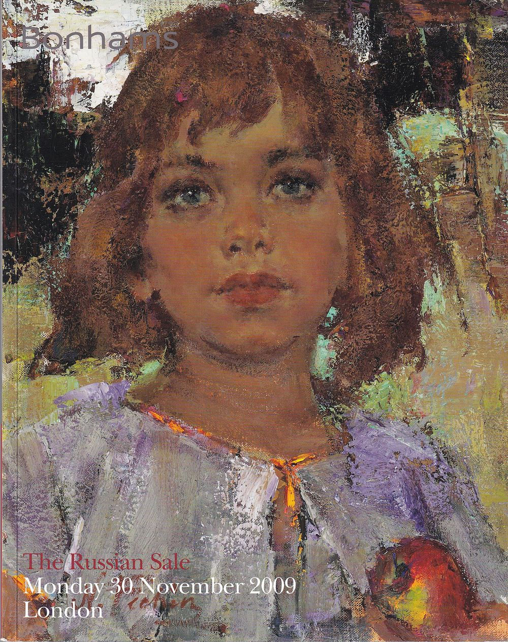 Каталог аукциона Bonhams, Лондон, Русское искусство от 30 ноября 2009 года