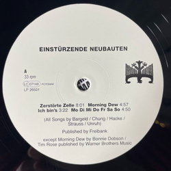 Винтажная виниловая пластинка LP Einsturzende Neubauten Fuenf Auf Der Nach Oben Offenen Richterskala (Germany 2002)