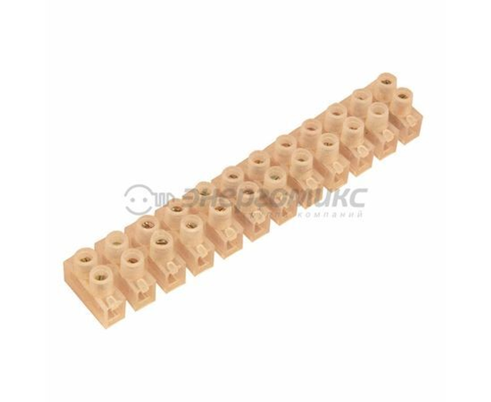 Зажим винтовой 2.5-6 мм2, 12 пар Вихрь ЗВИ-10