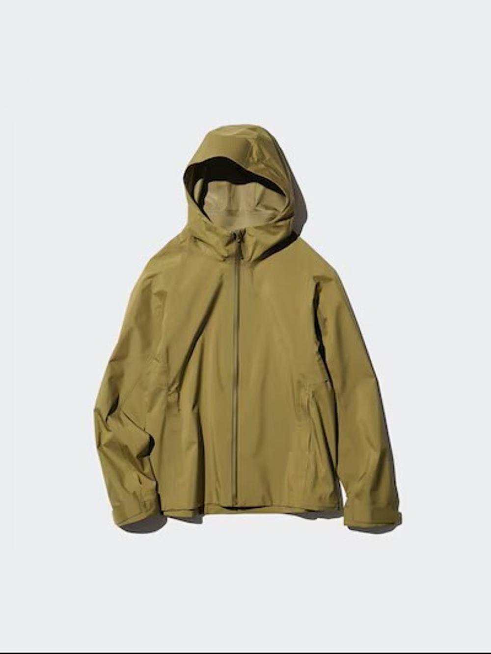 UNIQLO Короткая парка с капюшоном, хаки