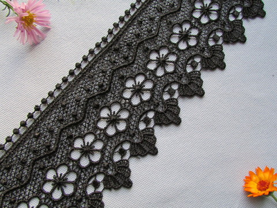 Кружево плетеное, ш. 7,8 см.