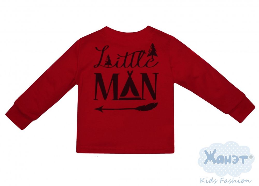 Джемпер на мальчика "Little man" красный