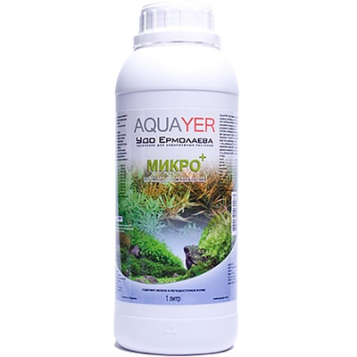 Aquayer Микро+ 1 л - удобрение ежедневное для растений с микроэлементами (Удо Ермолаева)