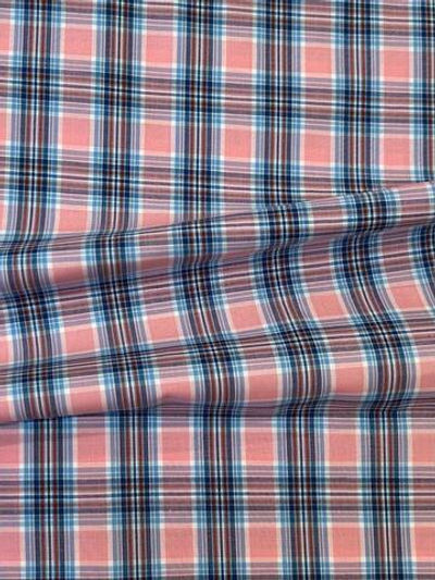 Хлопок Canclini розовый в разноцветную клетку