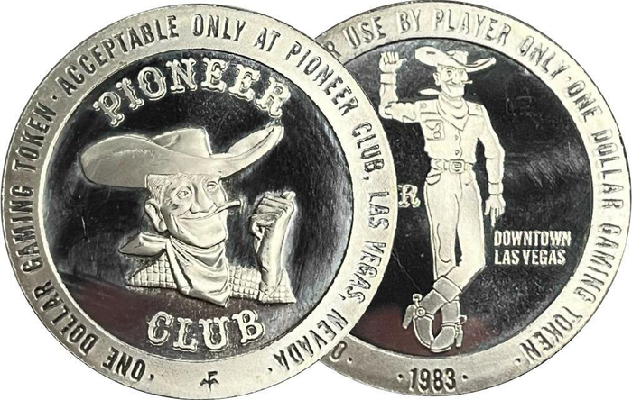 Pioneer Club Casino $1 Token