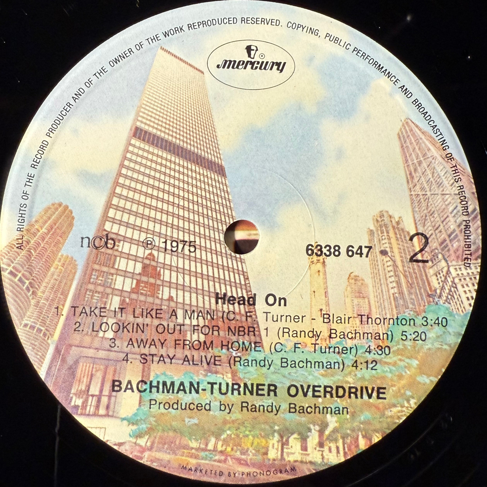 Bachman-Turner Overdrive - Head On (Скандинавия 1975г.)