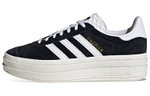 Adidas originals Gazelle comfortable trend thick-soled wear-resistant non-slip increased low-top sneakers women's black and white