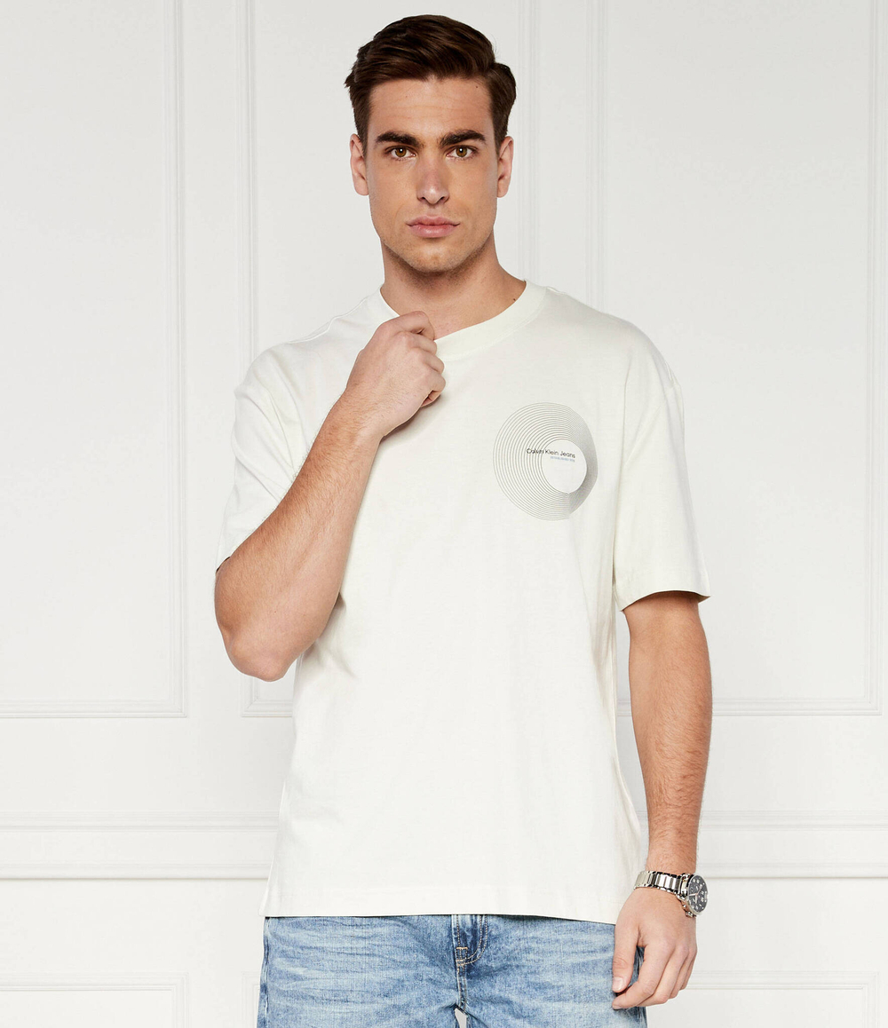 Футболка CIRCLE FREQUENCY CALVIN KLEIN JEANS - песочный(J30J325200)