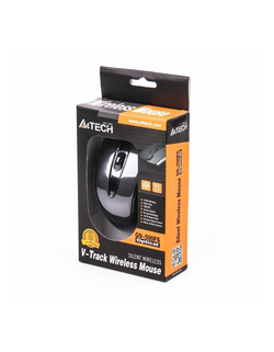 A-4Tech Мышь V-Track G9-500FS black optical (2000dpi) silent cordless USB1.1 [1146016]