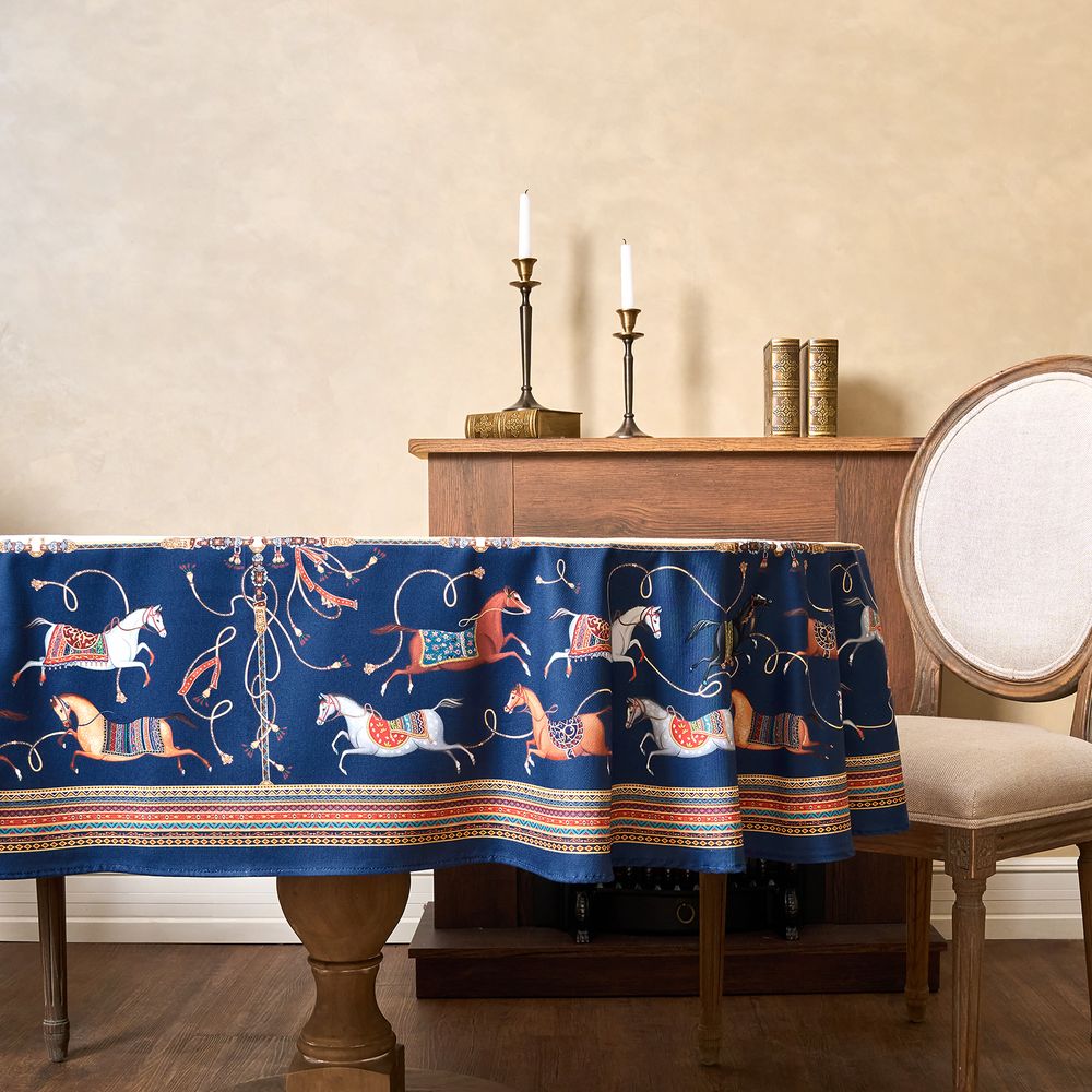 СКАТЕРТЬ ОВАЛЬНАЯ "PASSAGE"140Х180СМ ,БЕЛЫЙ, 100% ХЛОПОК,ТВИЛ, ПРОПИТКА