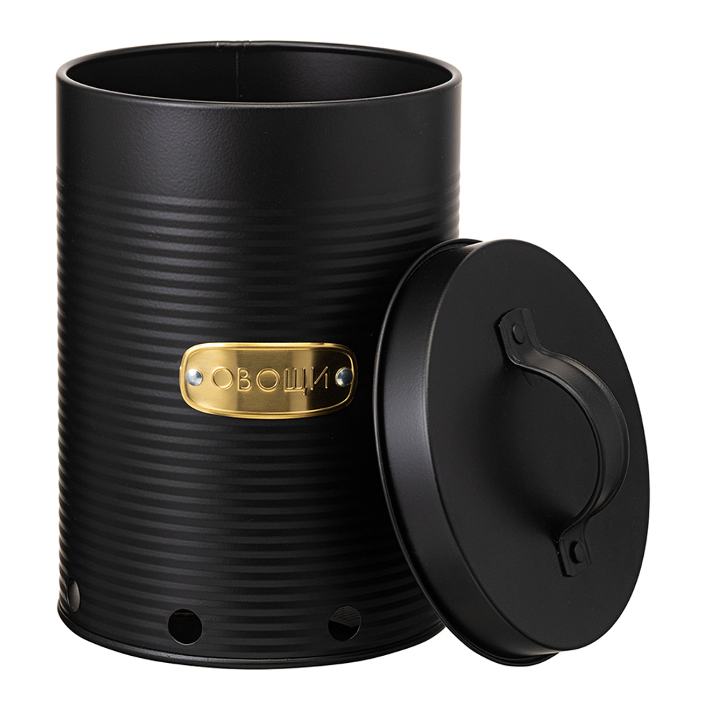 Банка для хранения овощей irmel, 2,5 л, графит