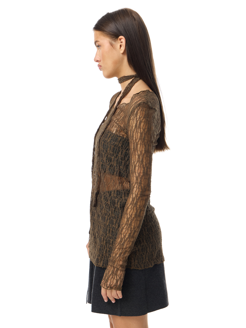 Юбка mini knit