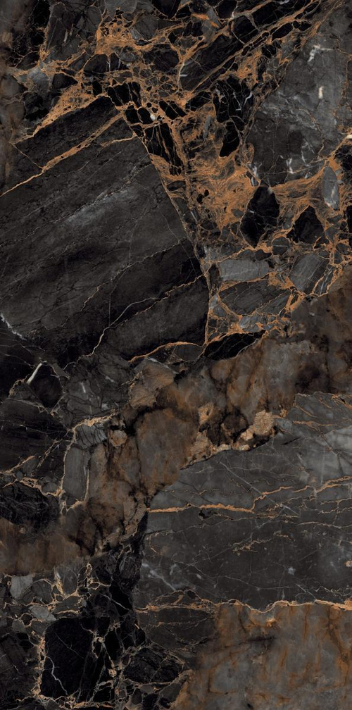 Керамогранит Decorum черный 60x120 суперполировка GT1206011705HPR