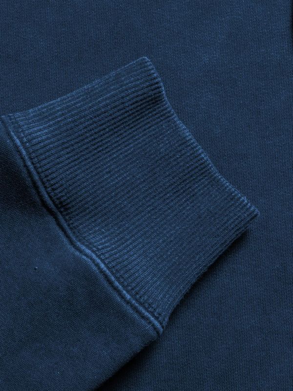 Худи garment dye синий - фото 4