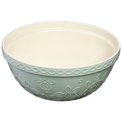 Миска серо-мятного цвета с рельефным узором Ягоды Тайги из коллекции Russian North, 2,5 л