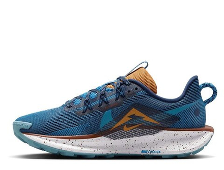 Кроссовки для бега женские Nike ReactX Pegasus Trail 5 W Сине-оранжевые