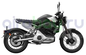 Электромотоцикл WHITE SIBERIA SUPER SOCO TC MAX (Черный-Серебро) фото 1 фото №3