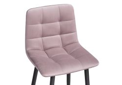 Полубарный стул Чилли К розовый / черный