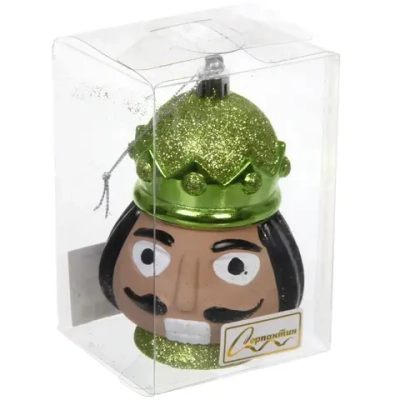 Елочная игрушка «Новогодний солдат» 7,5*7*11 см, зеленый