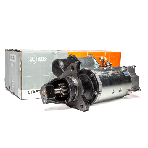 СТ142-10 Стартер, КамАЗ, УРАЛ, ЗИЛ, ЛИАЗ, ЛАЗ, дв. КамАЗ ЕВРО-2, 24 В, 8.2 кВт, 10 зуб. (ан. 5402.37