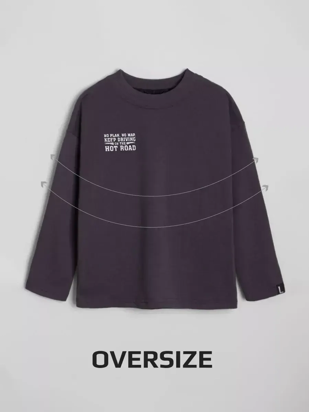 Лонгслив оверсайз кофта для мальчика