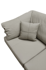 Диван ARTE NAPPA SF035 (2-х местный) серый/темно-серый #6623