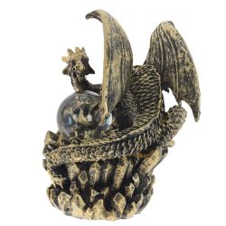 GAEM Фигурка декоративная в стекл.шаре "Дракон", D 5 см, L13 W11 H16 см