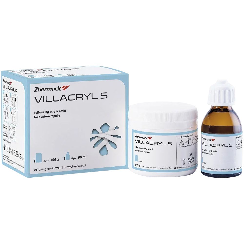 Пластмасса Villacryl S 100 г порошка 50 мл жидкости