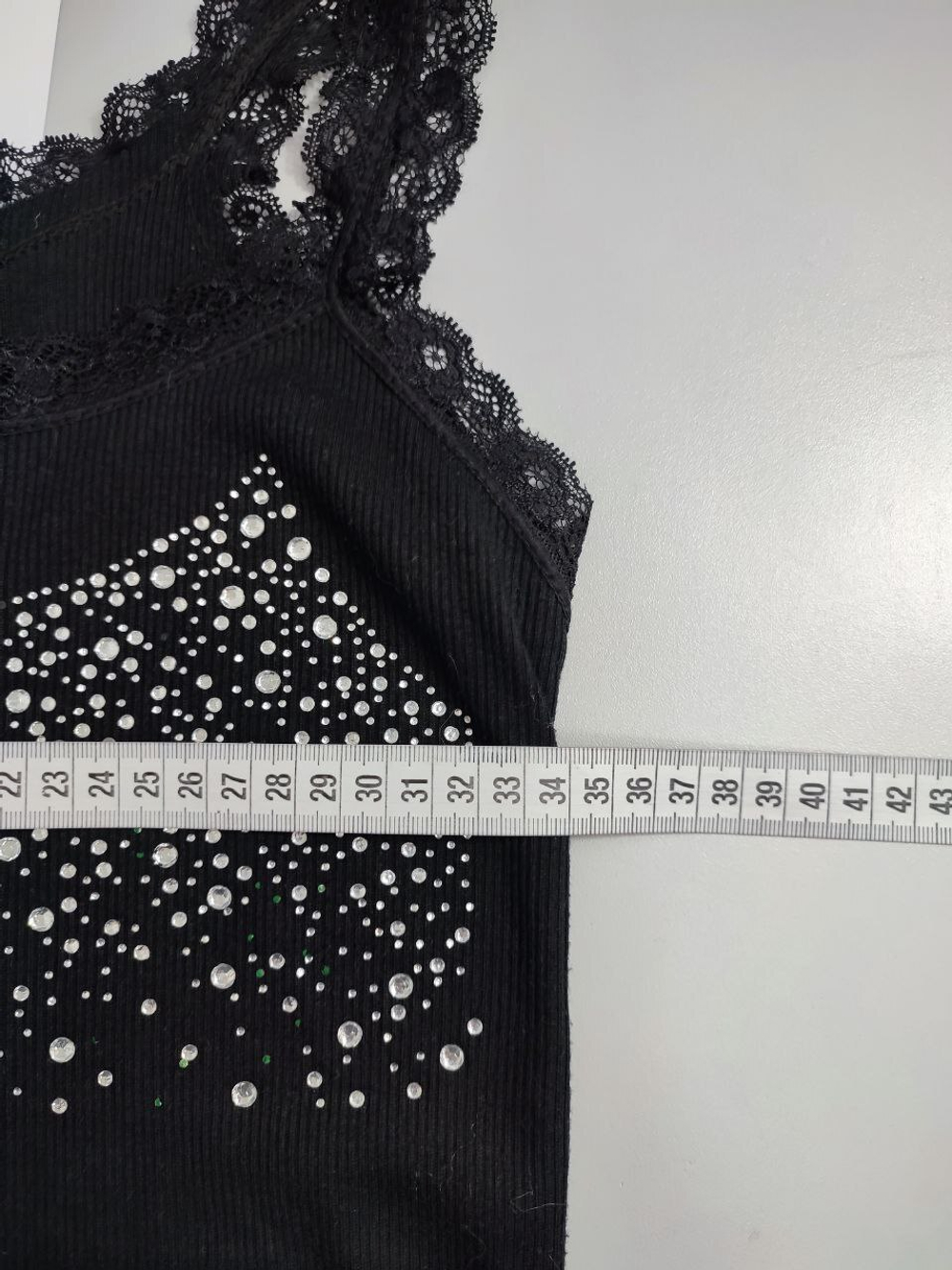 Топ со стразами 44 размер