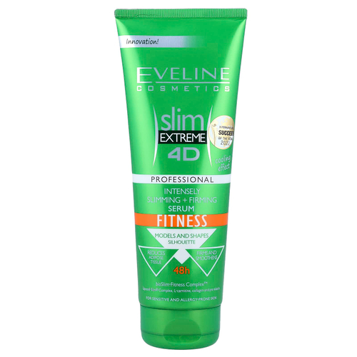 Eveline Cosmetics, Slim Extreme 4D, сыворотка для интенсивного похудения и упругости, 250 мл (8,8 жидк. унции)