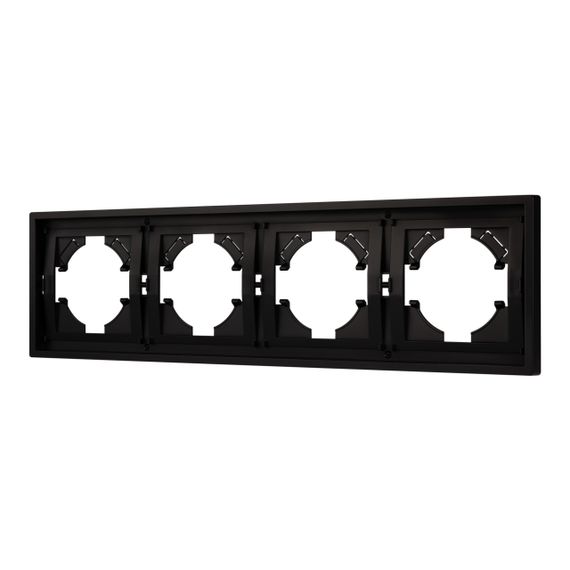 Рамка пластиковая FRM-TENDO-PL-4-BK Arlight 053848