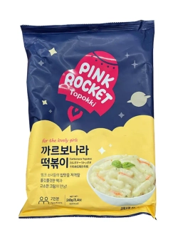 Рисовые клецки Токпокки с соусом Карбонара 240 г