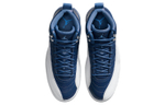 Jordan Air Jordan 12 retro "indigo" Anti-Slip Shock Relief High Help Retro Basketball Shoes Men's Indigo Blue