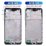 Samsung Galaxy A16 4G (SM-A165F) - Дисплейный модуль в сборе с тачскрином (в рамке) (ORIG-SP)