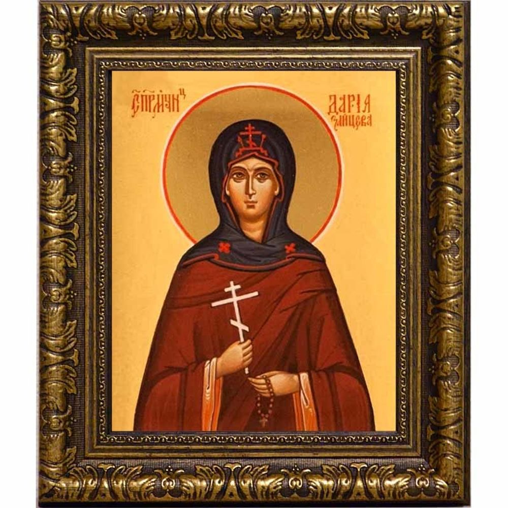 Дария Зайцева Преподобномученица. Икона на холсте.