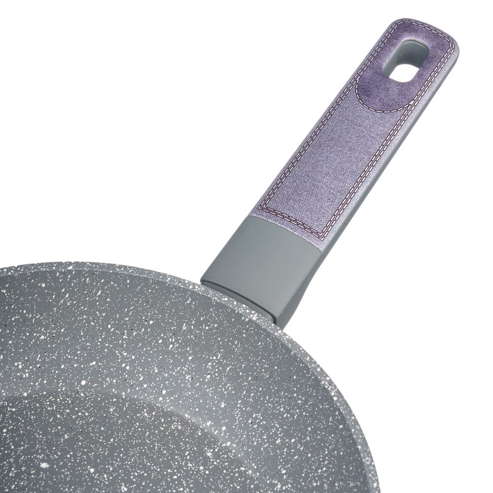 СКОВОРОДА С АНТИПРИГАРНЫМ ПОКРЫТИЕМ PFLUON MARBLE, 20*4,5 СМ