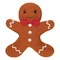 Подушка вязаная classy gingerbread из коллекции new year essential, 40х50 см