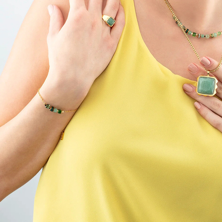 Браслет Coeur de Lion Green-Gold 5076/30-0516