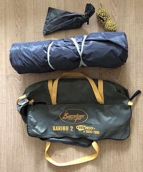 Палатка Canadian Camper KARIBU 2, цвет forest, комплектация.