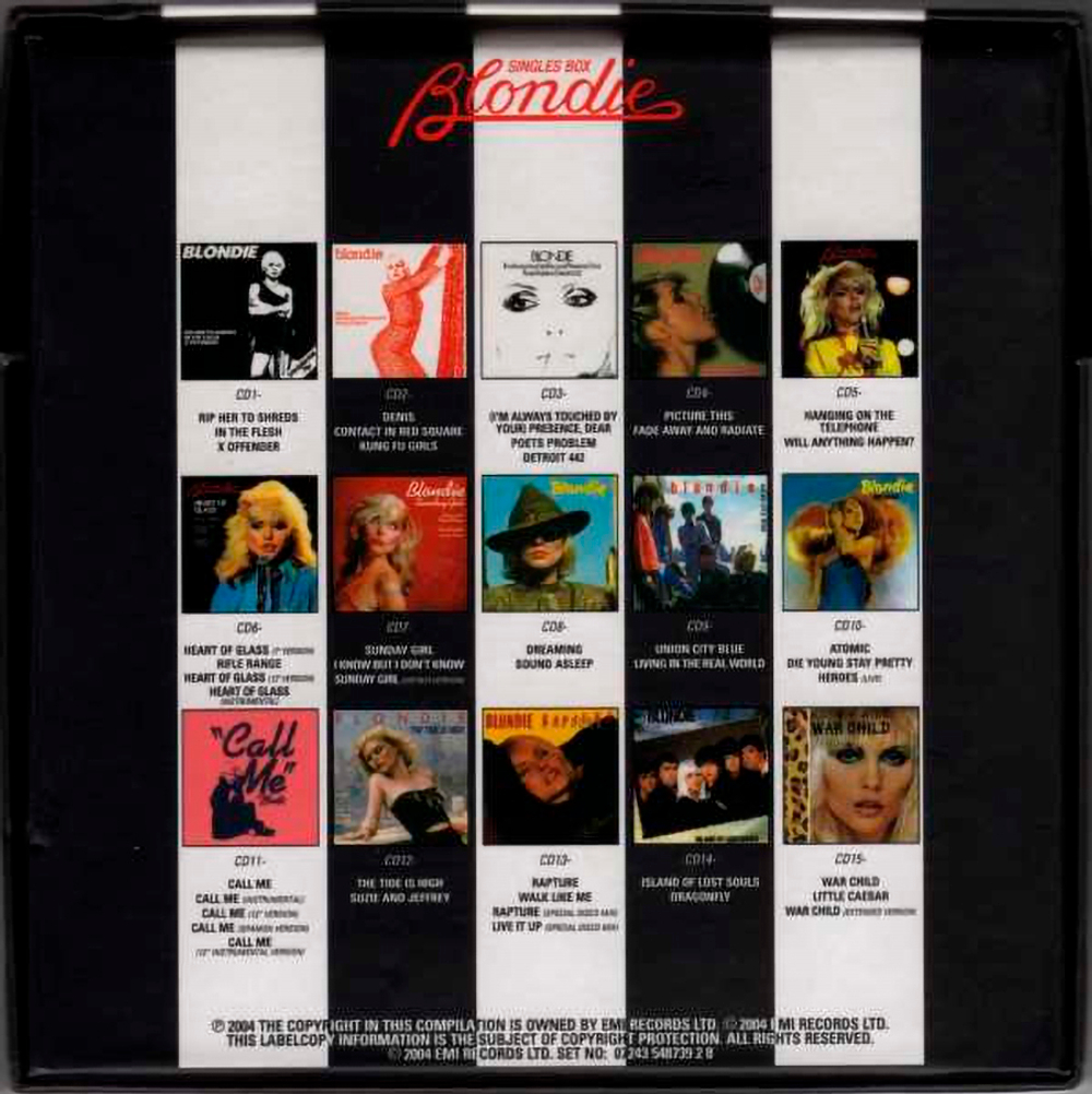 Blondie / Singles Box (15 CD Single)