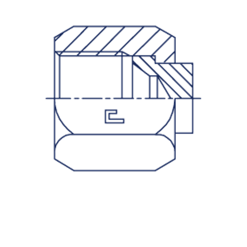 Заглушка V (Г) JIC 1.7/8