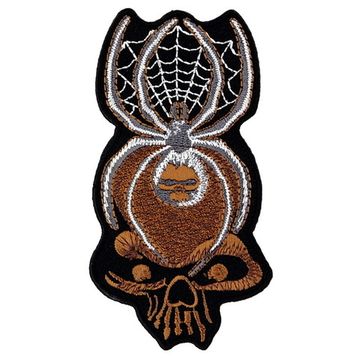Нашивка Череп с пауком