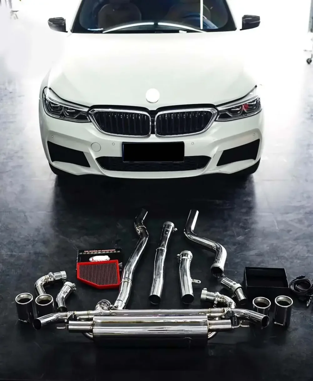 Спортивная выхлопная система с заслонками для BMW 6 Series 640i 2.0T 2018+ БМВ