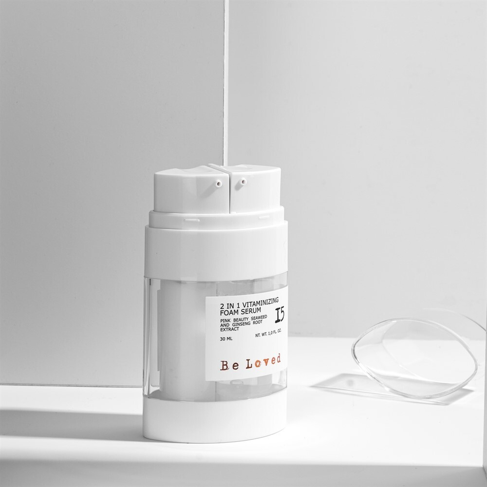 15 Be loved.Be smart Сыворотка-пенка 2в1 для лица 30мл витаминизирующая, двухфазная