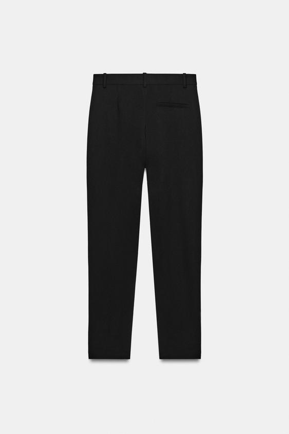 ZARA БРЮКИ SLIM ИЗ ШЕРСТИ — ZW COLLECTION LIMITED EDITION, ЧЕРНЫЙ